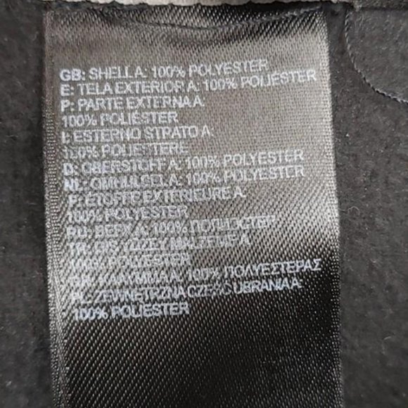 THE NORTH FACE Black Zip Up Fleece Jacket L - Picture 4 of 4